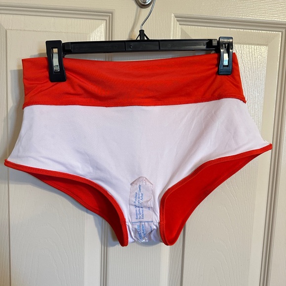 Victoria's Secret Pink Active Gym to Swim High Waist Shortie, Orange, XL, NWT - Picture 6 of 6